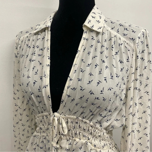 Free People Collette Button down Blouse Top Size Medium - Picture 8 of 8